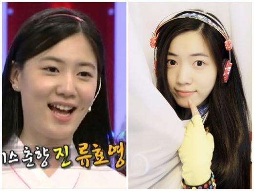 류효영(왼쪽)과 류화영 
