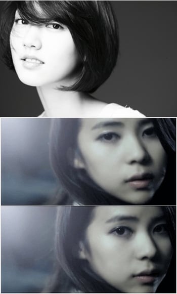 ↑나인뮤지스 은지(맨 위)와 재경(위에서 2, 3번째) ⓒ스타제국 제공
