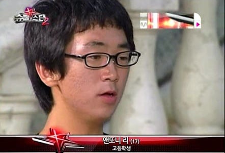 <사진=앤또니 리,'슈퍼스타K2' 캡처>