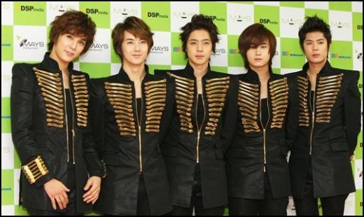 SS501의 박정민, 김형준, 김현중, 허영생, 김규종(왼쪽부터) ⓒ이명근 기자 qwe123@ <br /><br />
