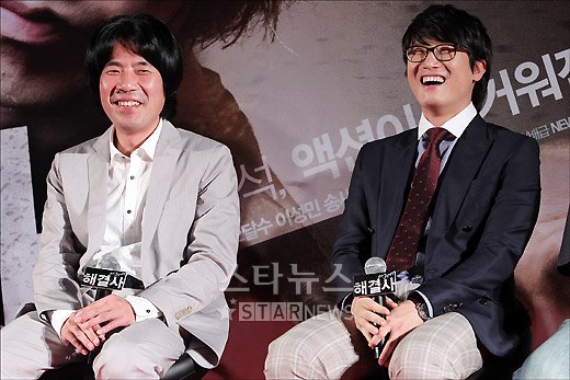 오달수(왼쪽)와 송새벽 ⓒ임성균 기자