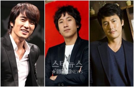 사진 왼쪽부터 송승헌, 이선균, 정우성 ⓒ머니투데이 스타뉴스