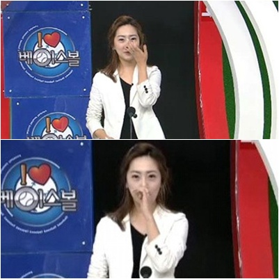 <사진=KBSN '아이러브 베이스볼' 김석류 캡처>