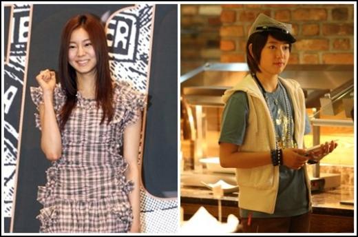 '여친구'에 카메오 출연한 유이(왼쪽)와 박신혜 