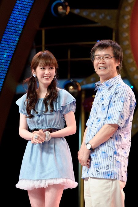 장나라와 아버지 주호성.