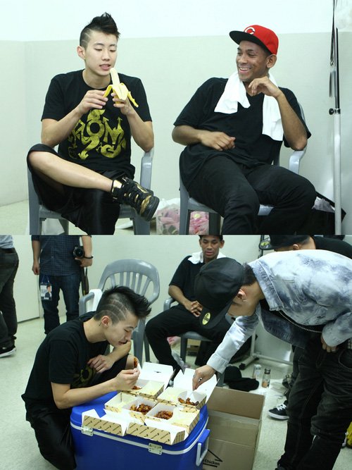 박재범 팬미팅 대기실 사진
