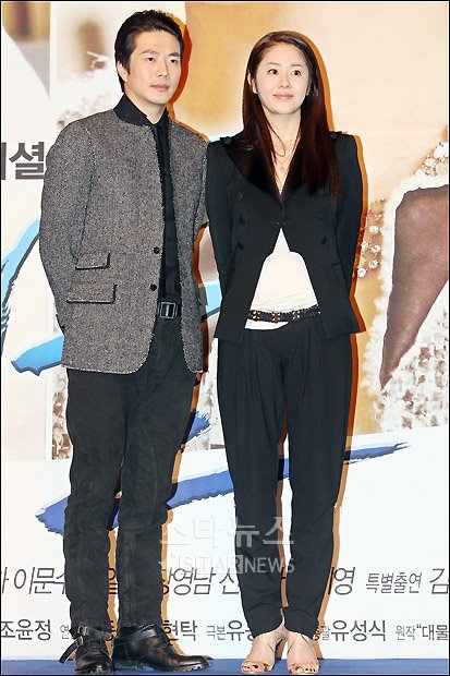 배우 권상우(왼쪽)와 고현정 ⓒ홍봉진 기자 honggga@