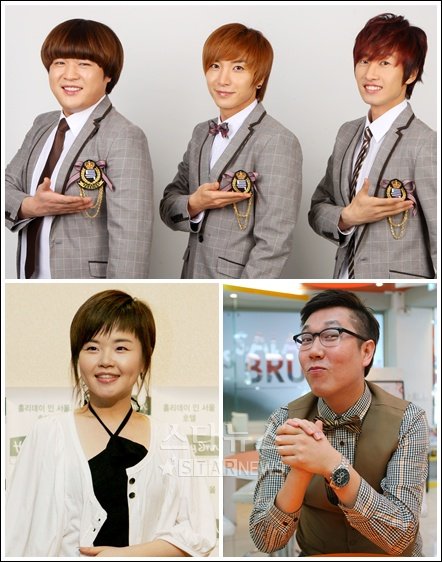 \'특 아카데미\'의 신동 은혁 은혁, 김영철, 김효진(왼쪽부터 시계방향) ⓒ머니투데이 스타뉴스 