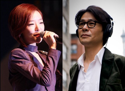 브라운아이드걸스 가인(왼쪽)과 윤상