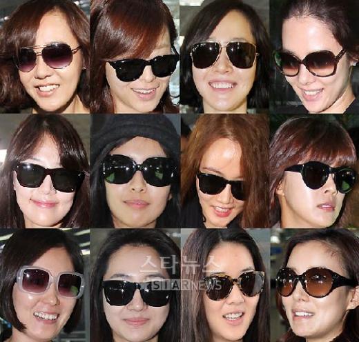 ↑배우 김윤진, 최강희, 엄지원, 김현주(사진 첫째줄 왼쪽부터), 한지혜, 김혜나, 황우슬혜, 유선(사진 둘째줄 왼쪽부터), 문소리, 고준희, 장미인애, 윤세아(사진 셋째줄 왼쪽부터)<br /><br />
