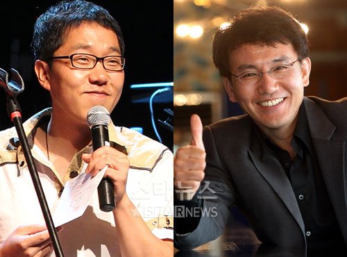 김제동(왼쪽)과 손병호 ⓒ머니투데이 스타뉴스