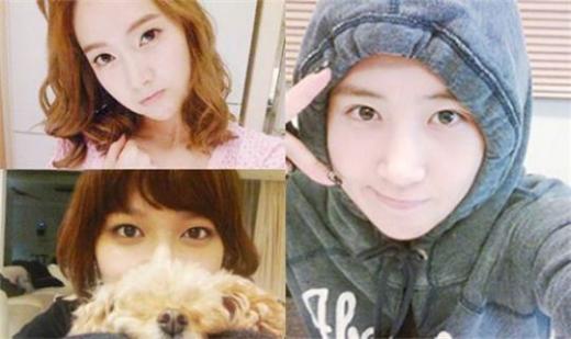 소녀시대 제시카, 유리, 수영(위 왼쪽부터 시계방향으로)<사진출처=소녀시대 공식홈페이지>