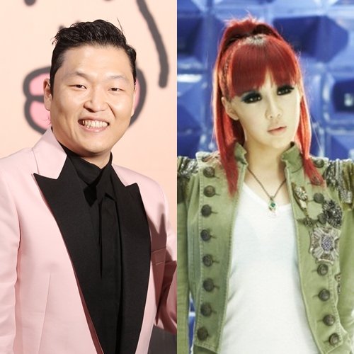 싸이(왼쪽)와 박봄 