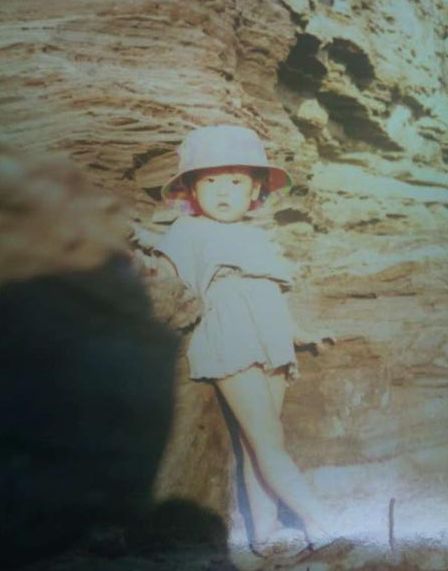 원더걸스 유빈의 어린 시절 사진.<사진출처=유빈 트위터>
