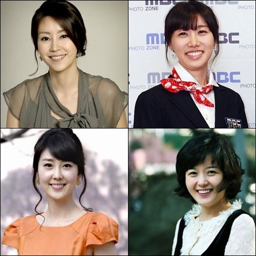 (왼쪽부터 시계방향)박혜진 나경은 구은영 최현정 아나운서