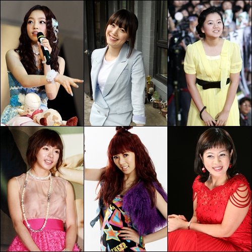(왼쪽부터 시계방향)구하라, 구혜선, 고아성, 이자연, 현아, 서우 ⓒ머니투데이 스타뉴스