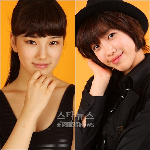 미쓰에이의 수지(왼쪽)와 티아라의 은정 ⓒ머니투데이 스타뉴스