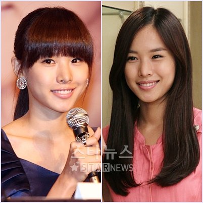 지난 2009년 KBS 미니시리즈 '열혈 장사꾼' 출연 당시 조윤희(왼쪽)-오는 12일 종영될 MBC 일일극 '황금물고기'에 출연한 조윤희 ⓒ임성균·유동일 기자 tjdrbs23@