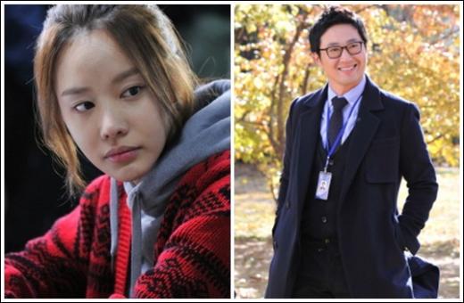김아중(왼쪽)과 박신양 