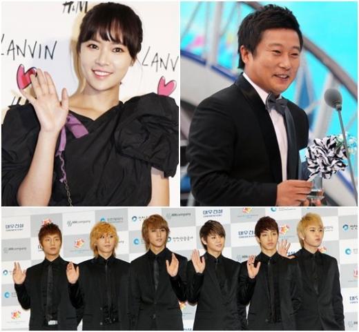 사진 왼쪽 위부터 시계방향으로 황정음, 이수근, 비스트 ⓒ머니투데이 스타뉴스