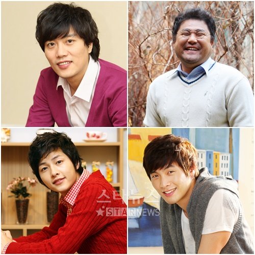 왼쪽 위부터 시계방향으로 박희순,고창석,최다니엘, 송중기 ⓒ머니투데이 스타뉴스