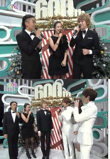 SBS '인기가요' 600회 특집 캡처