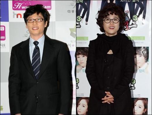 유재선(왼쪽)과 송은이 ⓒ사진=유동일·임성균 기자