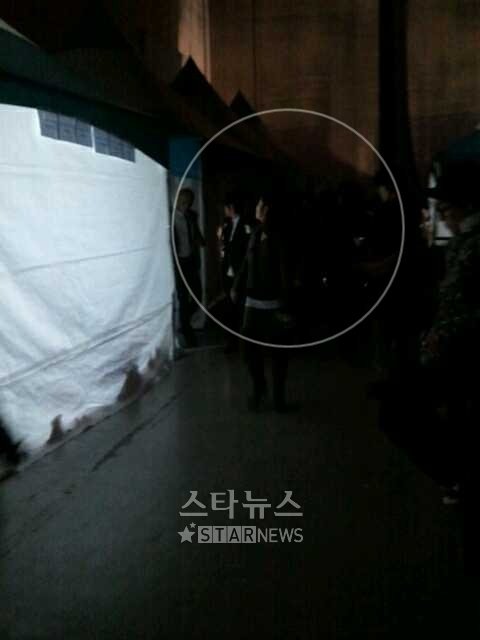 카메라리허설이 진행되던 오후 5시께 전등이 나가버린 일부 대기실 ⓒ머니투데이 스타뉴스