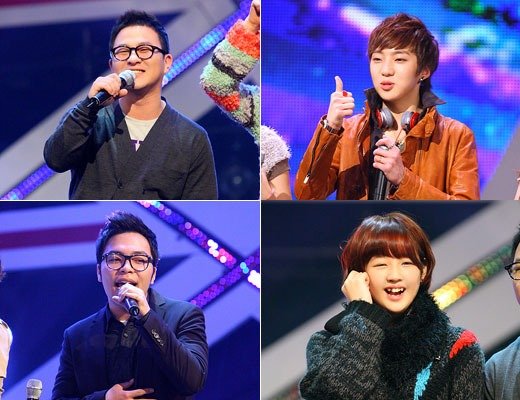 '슈퍼스타K2' 출신 가수들 허각, 강승윤, 박보람, 김지수 <사진제공=엠넷미디어>