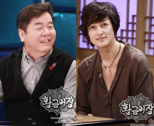 심형래(왼쪽)와 박칼린 