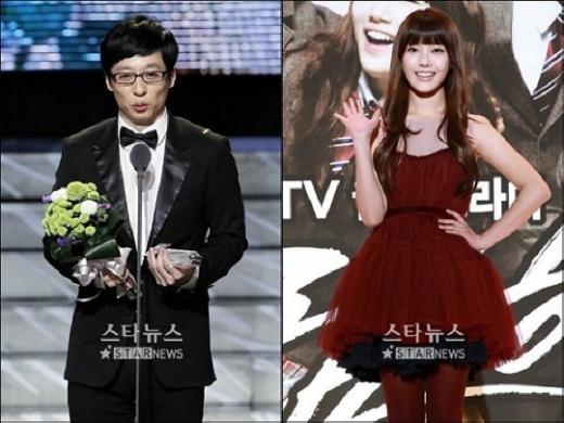 유재석(왼쪽)과 아이유 ⓒ머니투데이 스타뉴스