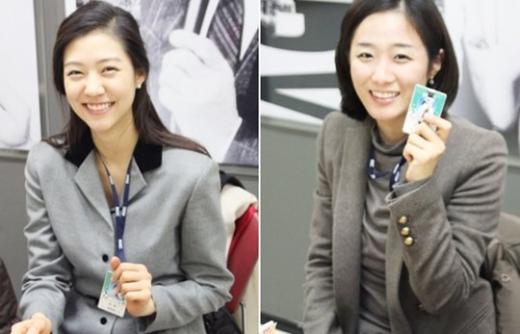 이진 신입 아나운서(왼쪽)와 강다솜 신입 아나운서 <사진=언어운사>