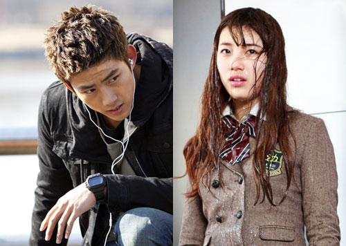 택연(왼쪽)과 수지