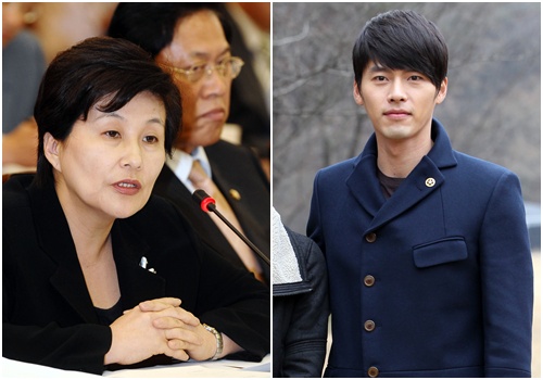 전여옥(왼쪽), 현빈