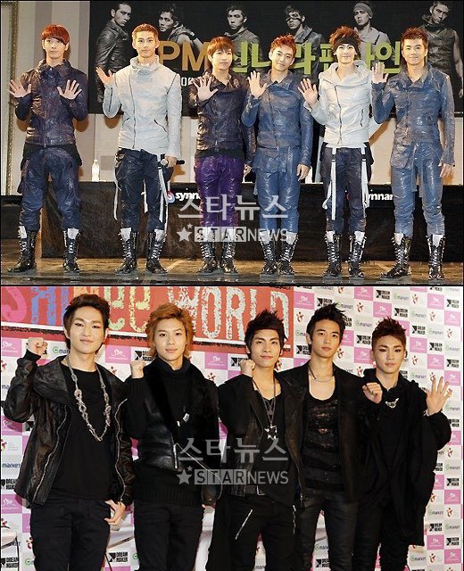 그룹 2PM(위)과 샤이니 ⓒ머니투데이 스타뉴스