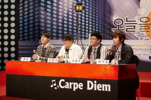 (왼쪽부터)'오즐' 발라드편 심사위원으로 나선 휘성, 김형석, 조영수, 케이윌 ⓒMBC 제공