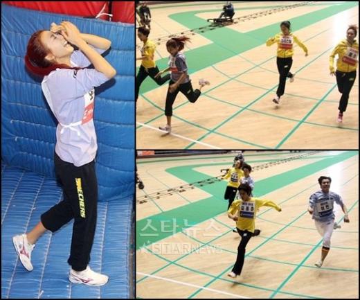 MBC 설특집 '아이돌 육상·수영 선수권' 육상대회 현장 ⓒ사진=유동일 기자