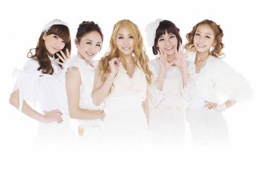 걸그룹 카라의 강지영 정니콜 박규리 한승연 구하라(왼쪽부터)