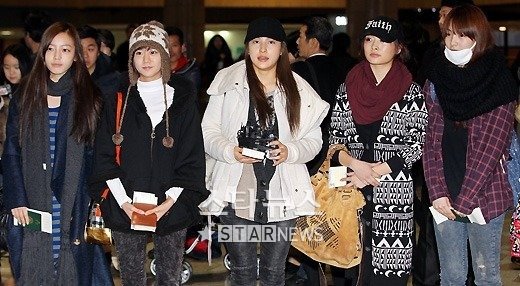 걸그룹 카라 ⓒ김포국제공항=홍봉진 기자