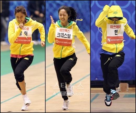 MBC 설특집 '아이돌 육상·수영 선수권' 육상대회 현장 ⓒ사진=유동일 기자