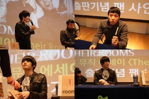 ⓒ출처-JYJ  공식 홈페이지 <뮤직에세이 출판 기념 팬사인회 현장 사진>