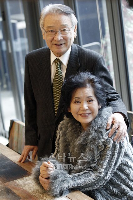배우 이순재, 윤소정 ⓒ류승희 인턴기자