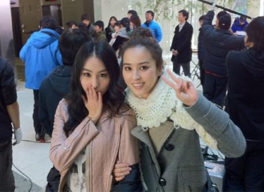 김하은(왼쪽)과 한혜진 