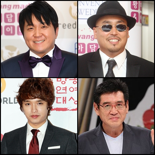 (시계방향)정형돈, 길, 조형기, 사이먼디 ⓒ머니투데이 스타뉴스 