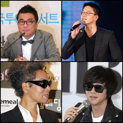 (시계방향)김건모 성시경 윤도현 인순이 ⓒ머니투데이 스타뉴스