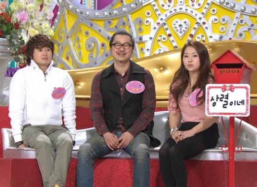 지상렬(가운데)와 친조카인 지승아 작가(맨 오른쪽) <사진출처=MBC '꽃다발'>