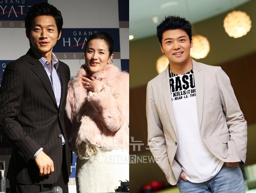 김남일·김보민 부부(왼쪽),전현무 아나운서ⓒ머니투데이 스타뉴스