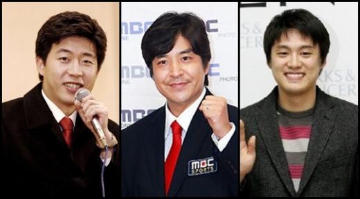 (왼쪽부터)허일후, 김완태, 오상진 MBC 아나운서