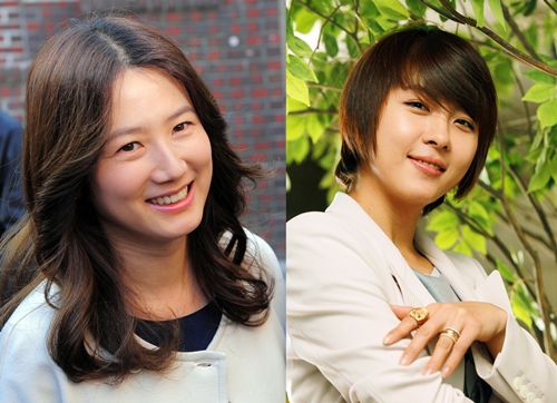 심은하(왼쪽)와 하지원 ⓒ머니투데이 스타뉴스