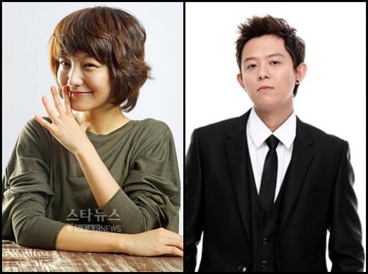 신소율(왼쪽)과 토니안